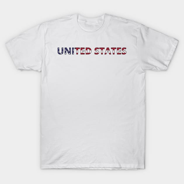 Drapeau  United States T-Shirt by Pixelforma